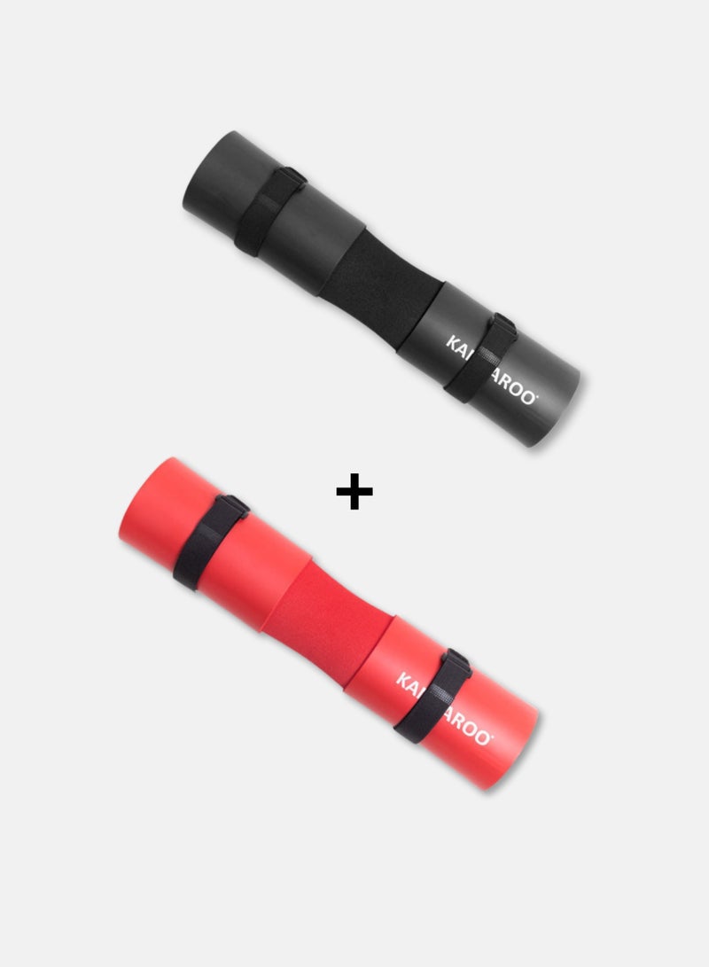 كانجرو مجموعة وسادة رفع الأثقال لتدريب القرفصاء – وسادات داعمة مريحة، مضادة للانزلاق، متينة للصالة المنزلية والرياضية