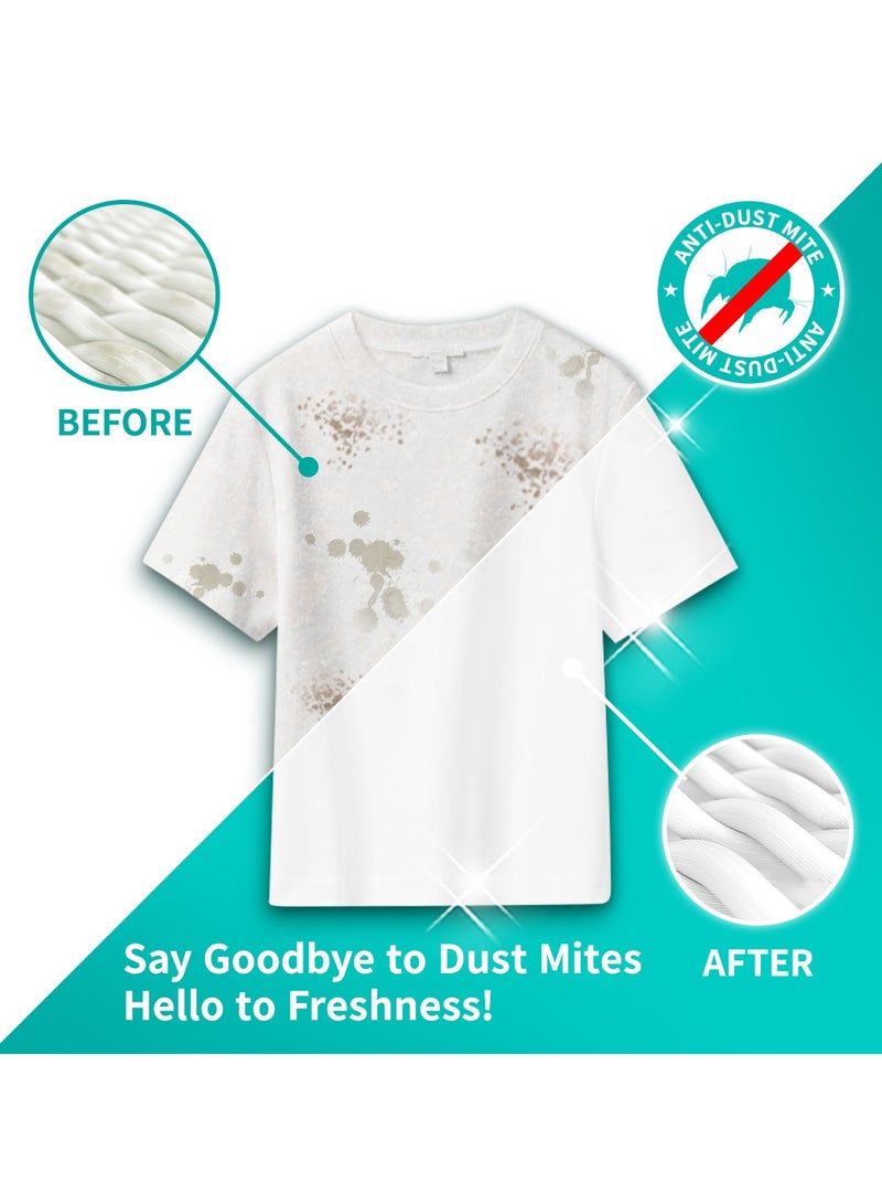 كي ايه KA PODS, 4-in-1 Anti-Dust Mites Laundry Detergent Capsules with Deep Cleaning, Fabric Softening, Color Brightening, Anti-Bacterial, Powerful Stain Remover in 1 capsule, Long-Lasting Fragrance, 48 Pods - Image 5