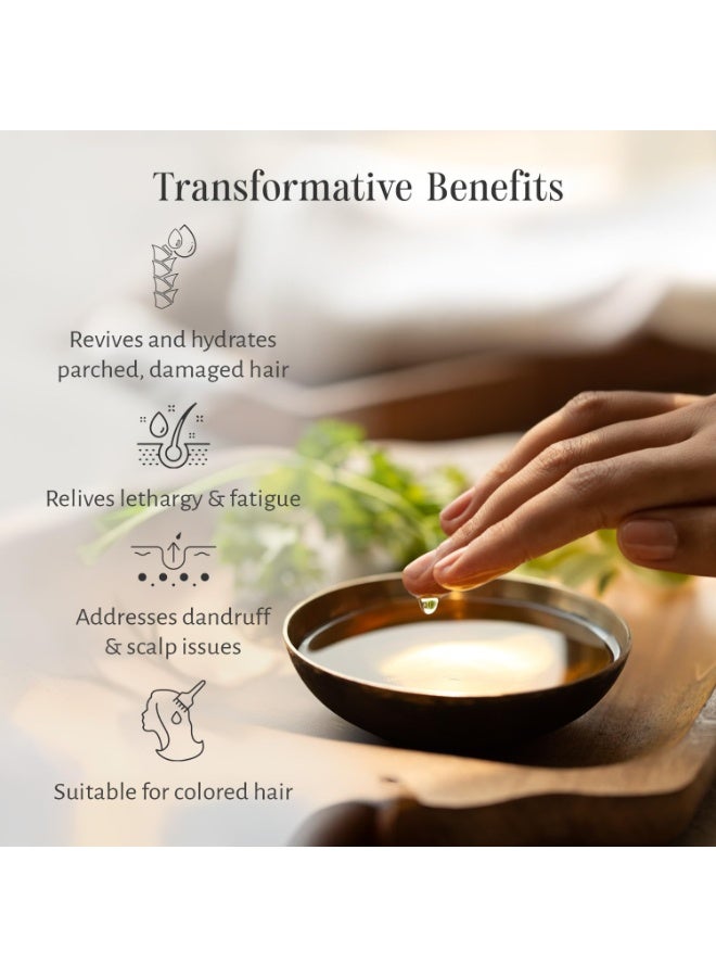 Shankara Hair & Scalp Oil with Pure Essential Oils of Avocado, Coriander & Rosemary for Hair Fall Control | Ayurvedic Hair Oil for Hair Growth & Dry Frizzy Hair | Promotes Healthy Hair & Scalp with Nourishment | For Men & Women-100ml - Image 4
