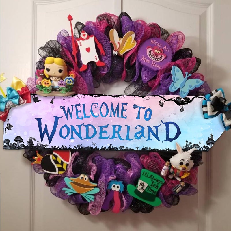 Flinelife Welcome To Wonderland Sign - Image 2