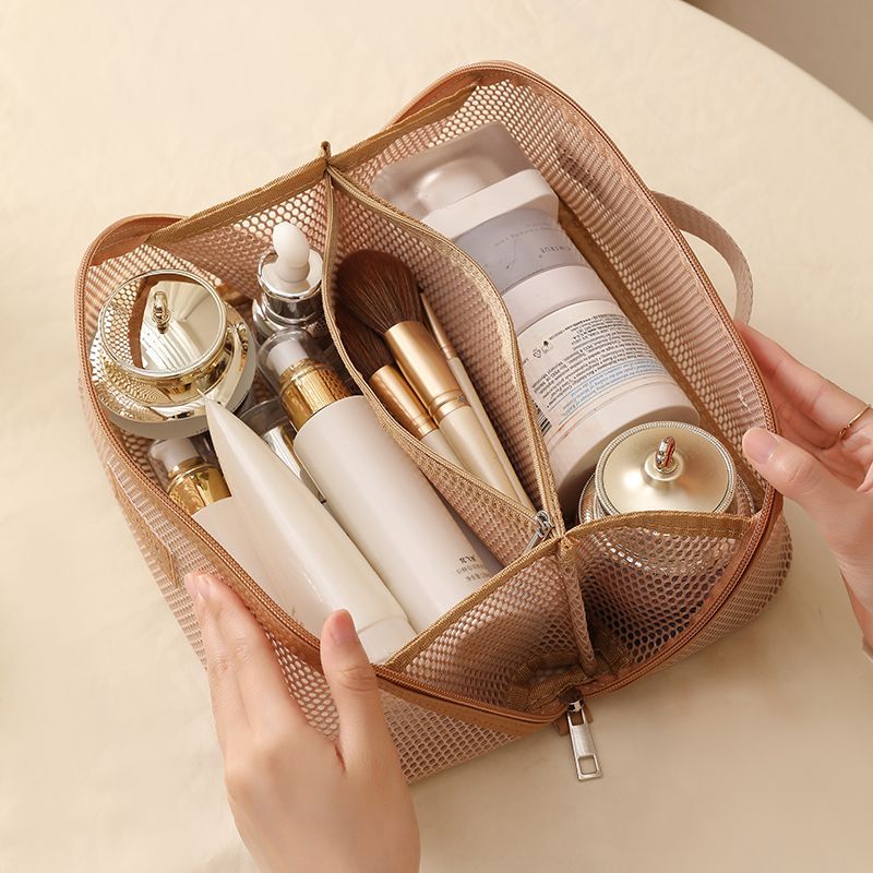 Mesh Cosmetic Bag - Large Capacity Toiletry Travel Organizer - Image 4