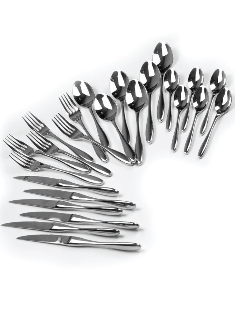 Beram Eternal Forge Cutlery Set, Elegant Stainless Steel Flatware Set, 18/10 Grade, Kitchen Utensils Set, Tableware Set For Home, Restaurants, Hotels and More - Image 1