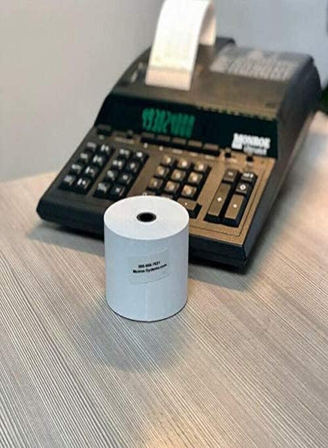Monroe Systems for Business Single Ply Bond Paper Rolls, Top of the Line, 20 lb. - Image 3
