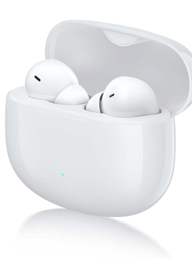 Earbuds X5 with a 35 hour battery life and noise cancellation-White