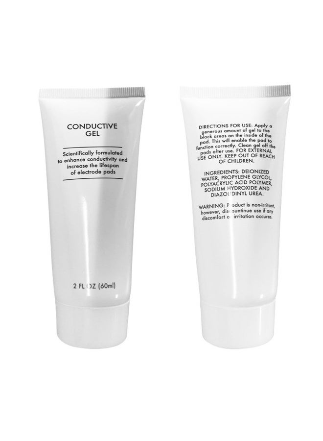 جل كهربائي للقطب الكهربائي لوحدات TENS بسعة 60 مل، منخفض التحسس، عديم الرائحة وصديق للبشرة للجميع، يحسن توصيلية وسادات الأقطاب الكهربائية لوحدة TENS - Image 1