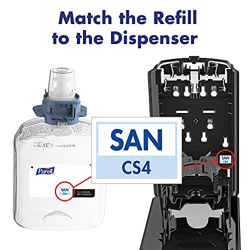 PURELL CS4 Push-Style Hand Sanitizer Dispenser, Graphite, for 1200 mL CS4 Hand Sanitizer Refills (Pack of 1) - 5124-01 - Image 2