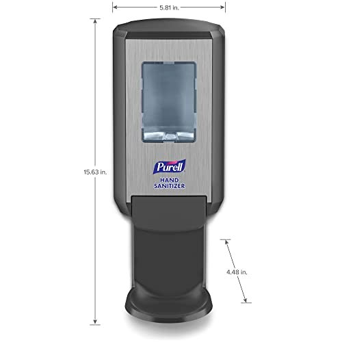 PURELL CS4 Push-Style Hand Sanitizer Dispenser, Graphite, for 1200 mL CS4 Hand Sanitizer Refills (Pack of 1) - 5124-01 - Image 3