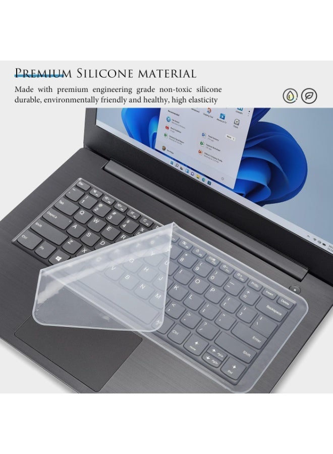 Universal Keyboard Protector Cover Skin for Laptop Notebook 13-14 inch, Ultra Thin Silicone Waterproof Dustproof Keyboard Protector Skin (Size 12.28" X 5.08") - Image 2