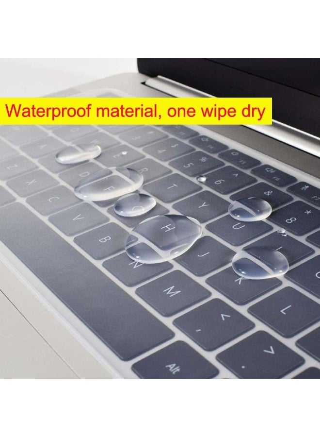 Universal Keyboard Protector Cover Skin for Laptop Notebook 13-14 inch, Ultra Thin Silicone Waterproof Dustproof Keyboard Protector Skin (Size 12.28" X 5.08") - Image 3