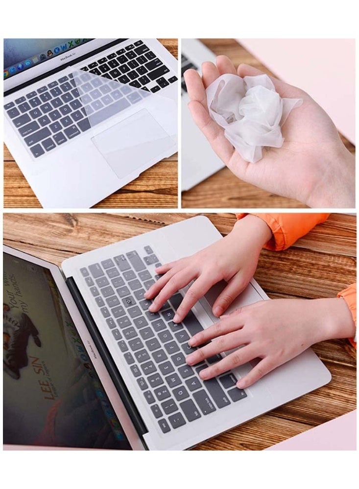 Universal Keyboard Protector Cover Skin for Laptop Notebook 13-14 inch, Ultra Thin Silicone Waterproof Dustproof Keyboard Protector Skin (Size 12.28" X 5.08") - Image 5