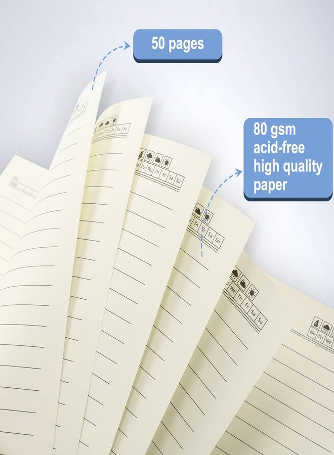 Epakh 18 Packs Spiral Notebook Journals A5 Notebook 50 Sheets Thick Paper and Kraft Hardcover Ruled for Office Supplies, 5.5 x 8.3 Inch, Black, Grey, Dark Blue - Image 5
