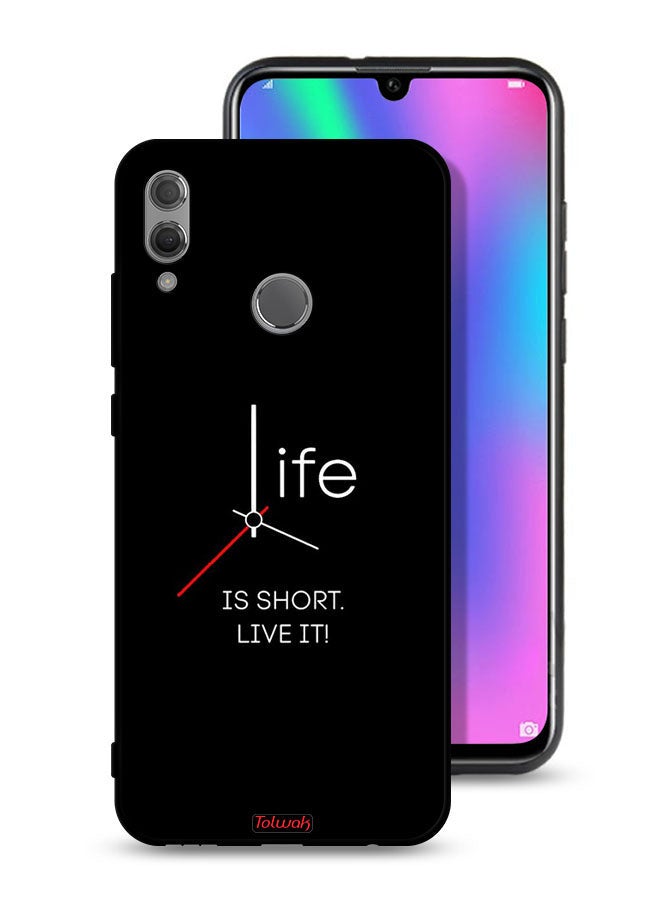 Tolwak Honor 10 Lite Protective Case Cover Life Is Short Live It - Image 1