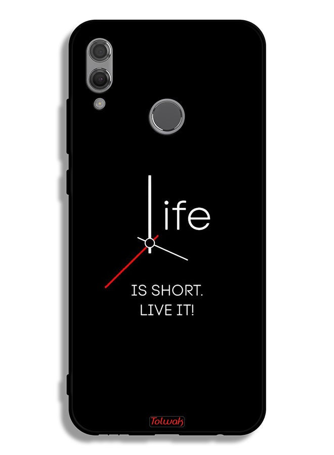Tolwak Honor 10 Lite Protective Case Cover Life Is Short Live It - Image 2