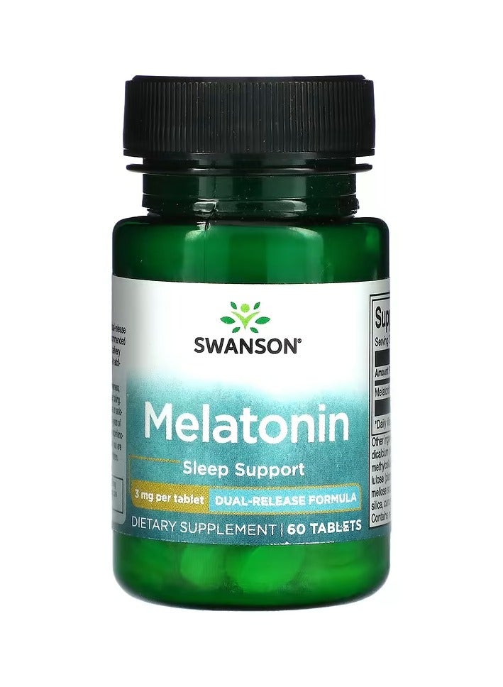 سوانسون ميلاتونين ، 3 ملجم ، 60 قرصًا