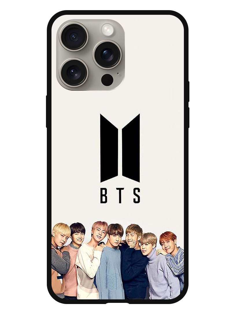 Theodor Protective Case Anti Scratch Shock Proof Bumper Cover For iPhone 15 Pro BTS Crew - Image 1