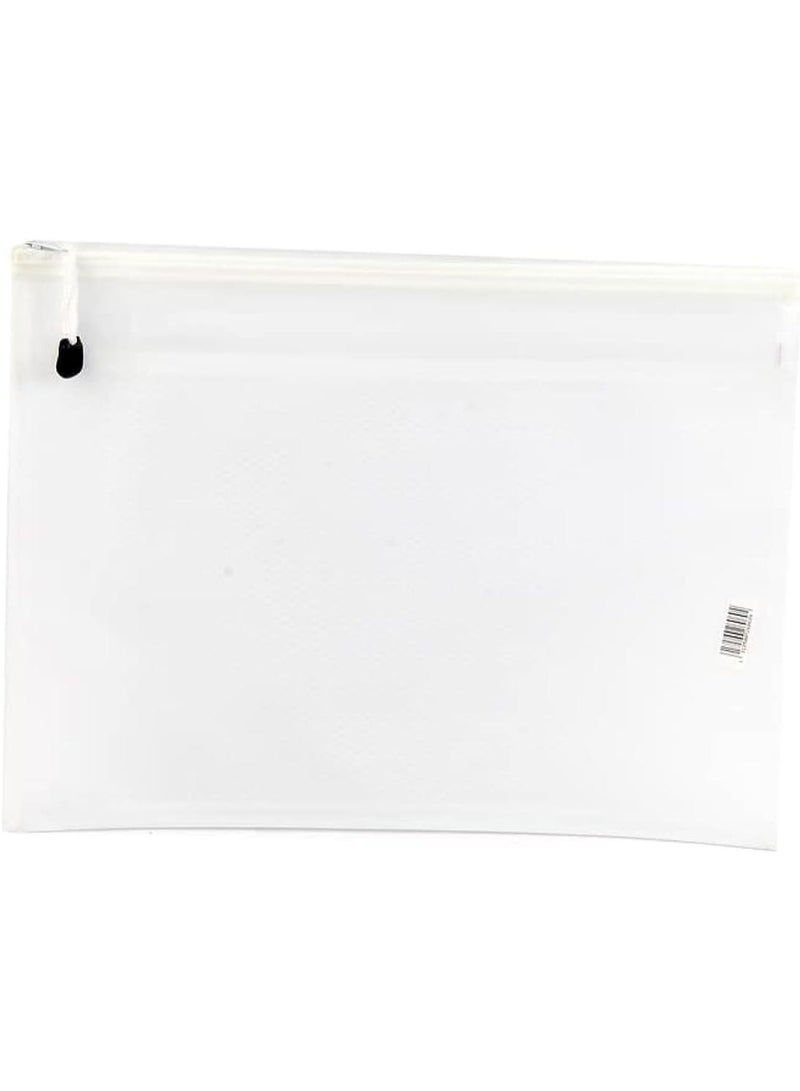 6 Pcs  Plastic Wallets -b4- Folder File Zip Bags Zipped Wallets - Extra Thick Mesh Document - Image 5