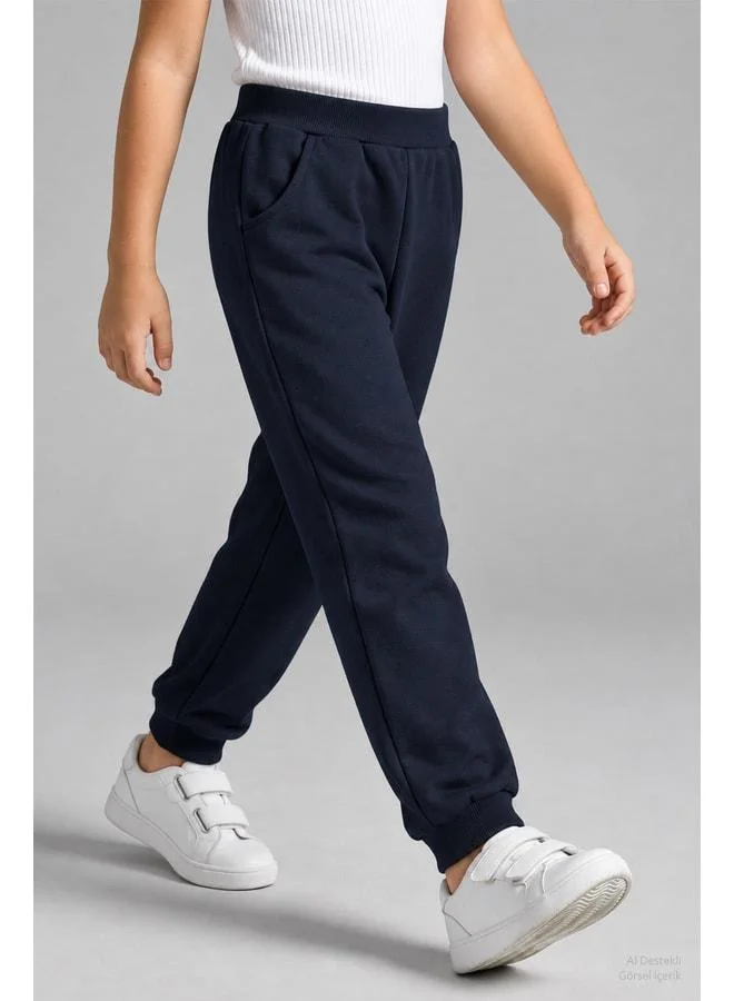 Perendi Unisex Kids Basic Jogger Sweatpants 2-Piece Set.