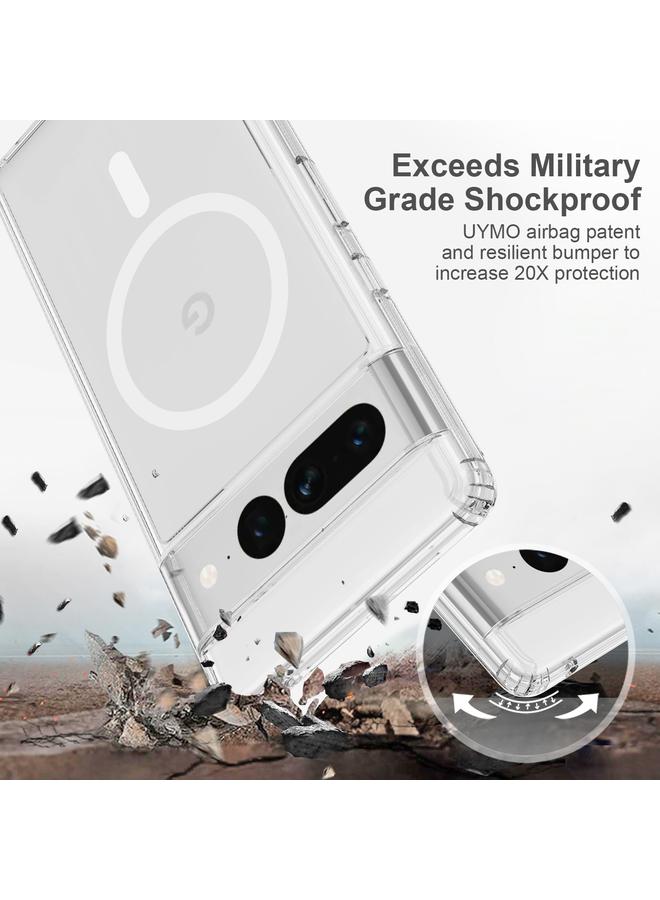 Zaboon Case For Google Pixel 7 Pro MagSafe Clear Acrylic PC Hybrid TPU Phone Case - Image 4