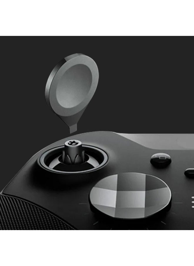 Generic - Explosive Xbox One Elite Series 2 Generation Elite Handle Metal Paddle Paddle Accessories-Product Color:Black-round Cross Key - Image 1