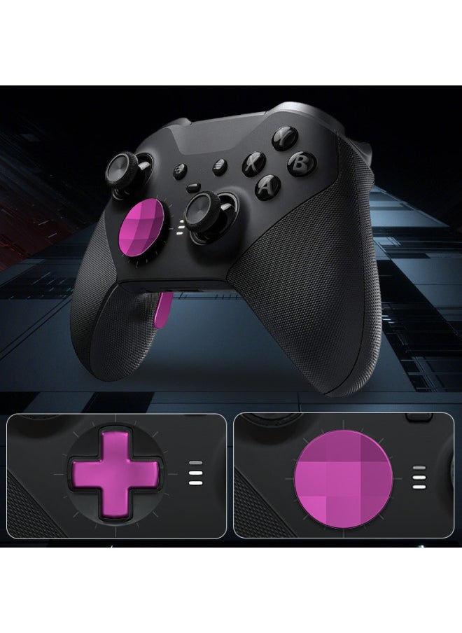 Generic - Explosive Xbox One Elite Series 2 Generation Elite Handle Metal Paddle Paddle Accessories-Product Color:Black-round Cross Key - Image 1