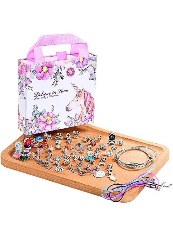 Generic - Unleash Your Creativity with this Unicorn Charm Bracelet Making Kit for Girls, Ideal Gift for Ages 8-12! - Image 1