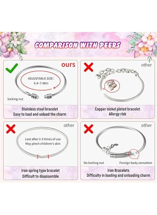 Generic - Unleash Your Creativity with this Unicorn Charm Bracelet Making Kit for Girls, Ideal Gift for Ages 8-12! - Image 1