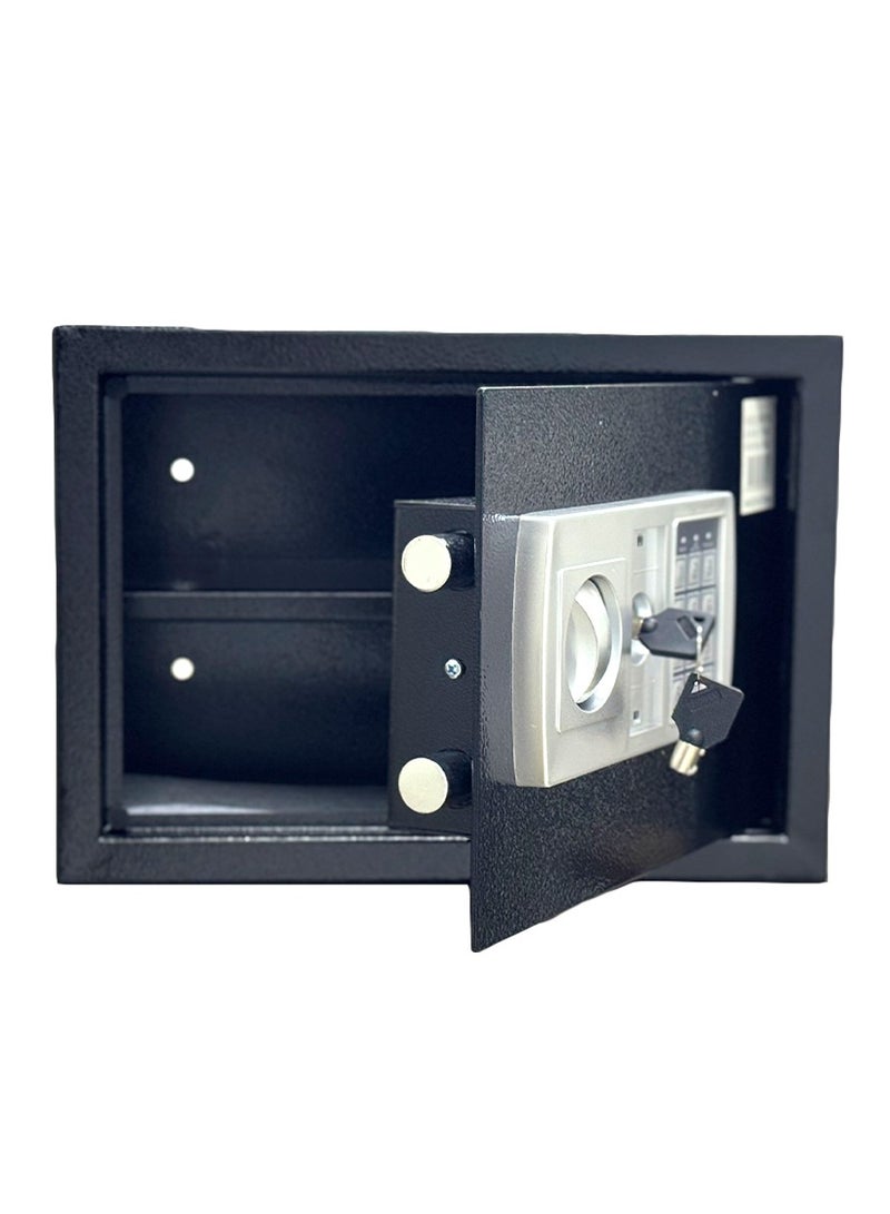 Luxury Fire-Resistant Digital Security Safe With Electronic Number Pad And Lock And Physical  Key  25*35*25  CM - Image 2