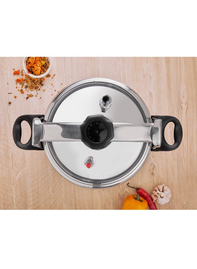 Trust Aluminium Pressure Cooker Silver 5L - Image 3