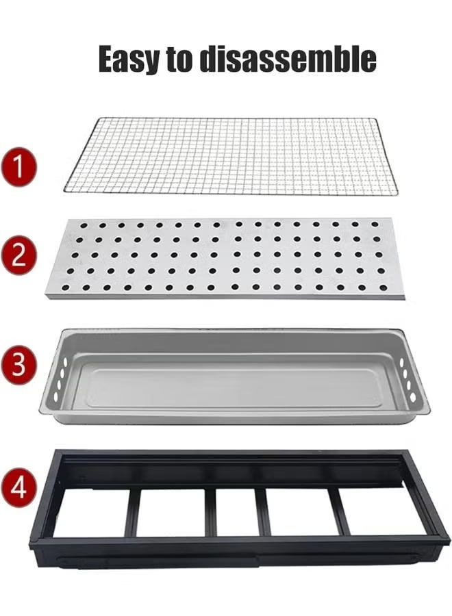 Home auraa Portable charcoal grill - Image 4