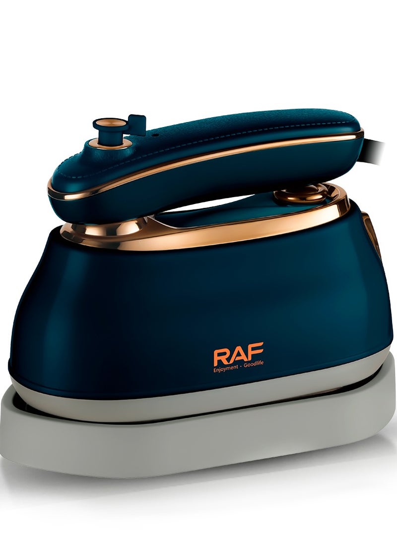آر إيه أف مكواة بخار RAF 2 في 1 - مكواة بخار محمولة ومكواة جافة للملابس - صغيرة الحجم وقوية - Image 1