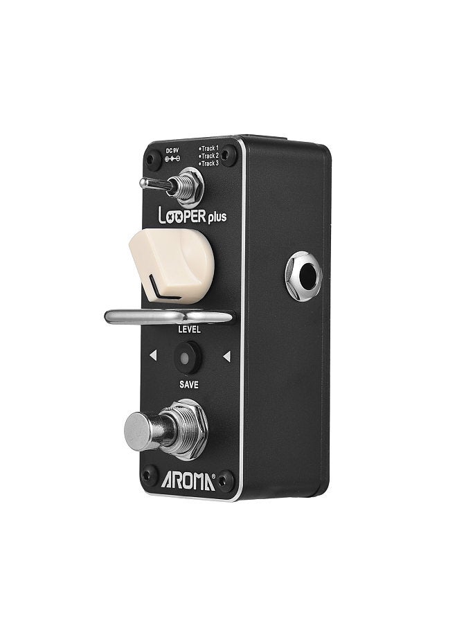 Aroma AROMA Loop Pedal for Electric Guitar 24bit/44.1khz Looper Effects Pedal Dual Color LED Status Indicator Volume Adjustment Recording Save Button  - Image 1