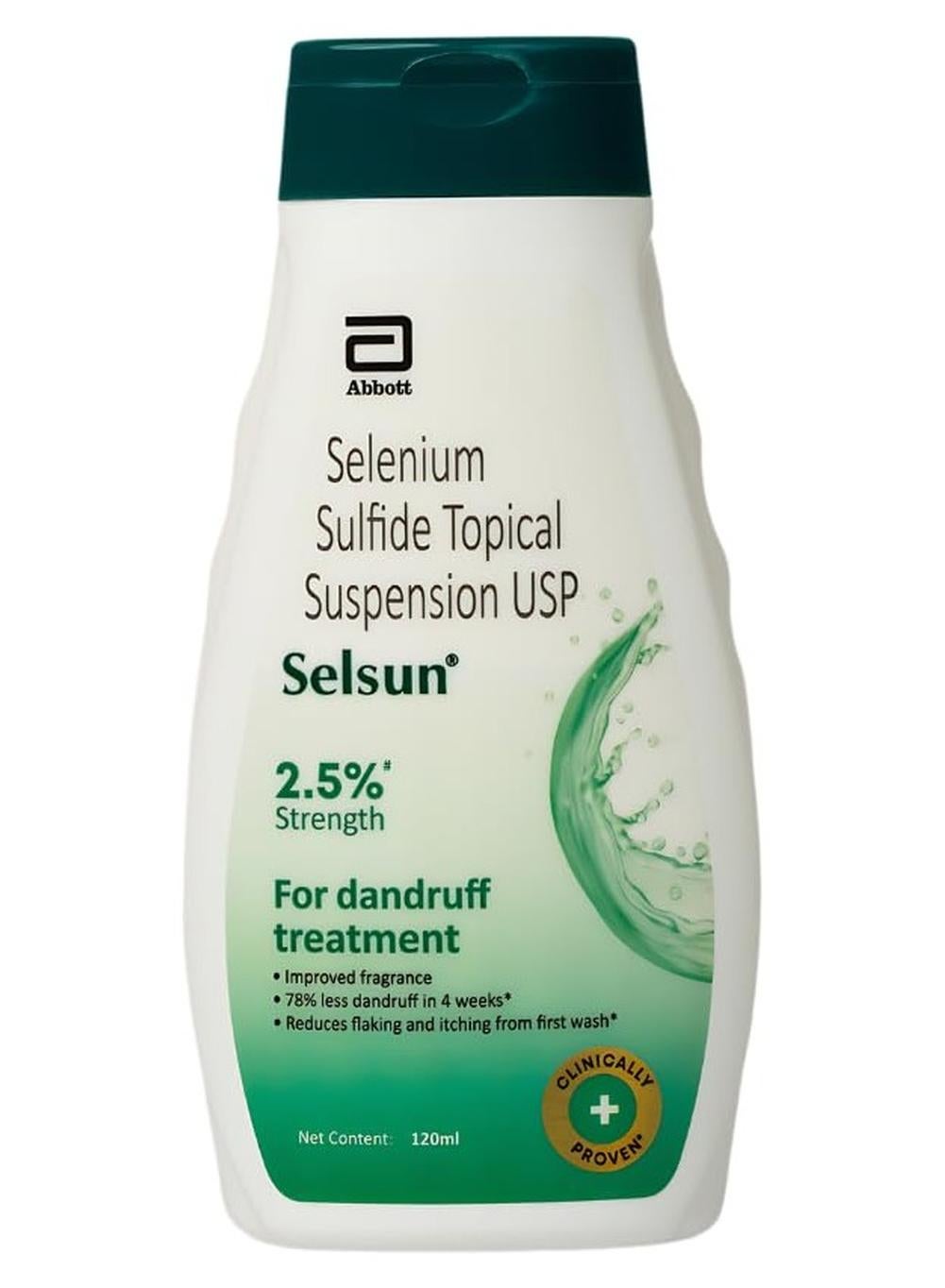 Suspension Anti Dandruff Shampoo, Clears away dandruff flakes, Relieves from excessive oil, Relieves from dandruff related itching (120ml)