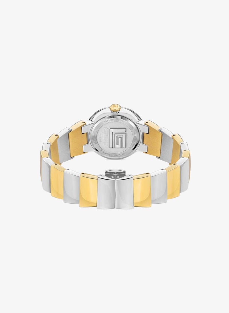 Guy Laroche Anna White Dial Stainless Steel Bracelet Analog Watch for Women, 28mm - Image 3