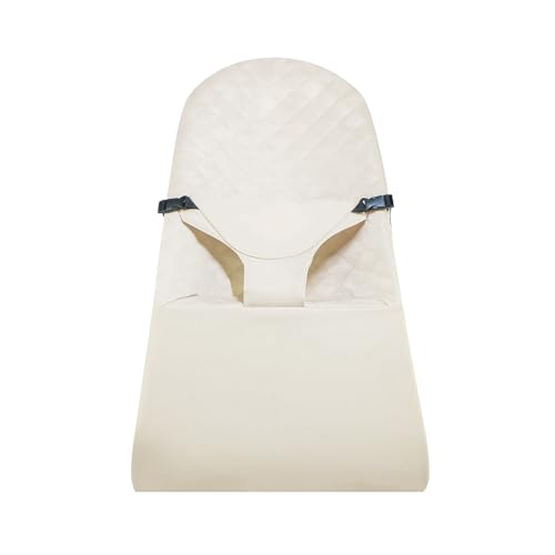 Pinseln Fabric Seat for Bouncer, Replacement Cover for Baby Bjorn Bouncer Bliss, Soft Breathable Machine Washable (Beige, Cover Only) - Image 1