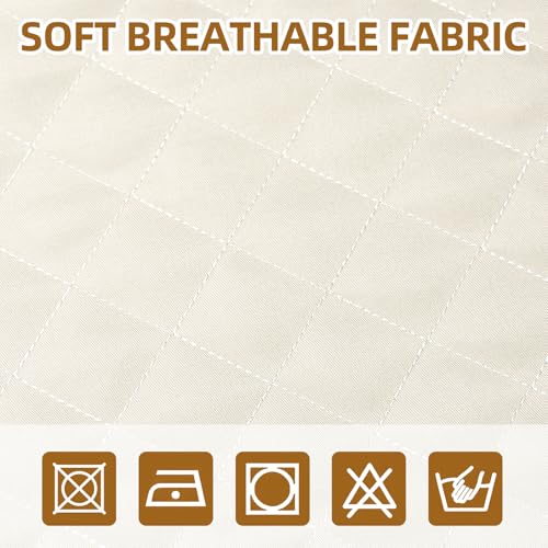 Pinseln Fabric Seat for Bouncer, Replacement Cover for Baby Bjorn Bouncer Bliss, Soft Breathable Machine Washable (Beige, Cover Only) - Image 2
