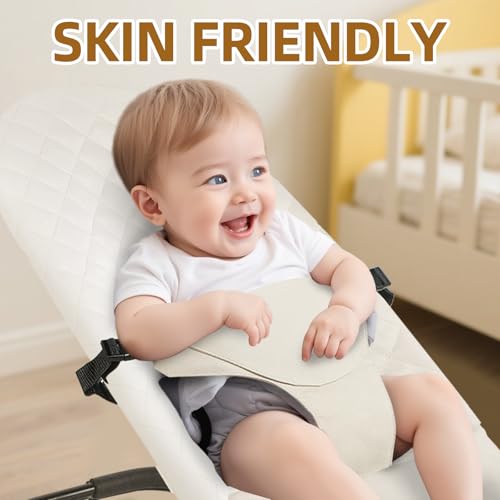 Pinseln Fabric Seat for Bouncer, Replacement Cover for Baby Bjorn Bouncer Bliss, Soft Breathable Machine Washable (Beige, Cover Only) - Image 5