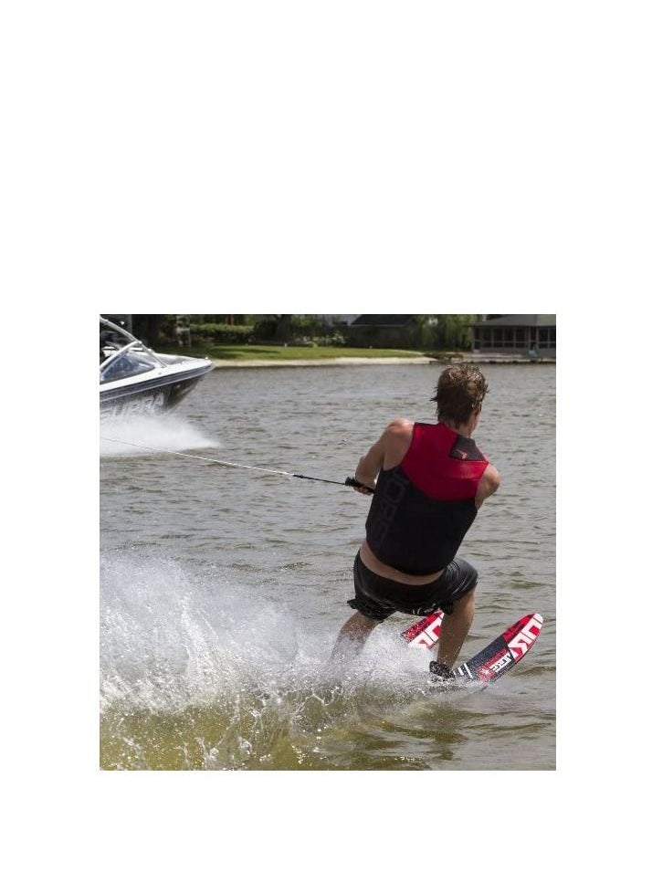JOBE Allegre 67 Inches Skis Combo Package - Red  - Image 3