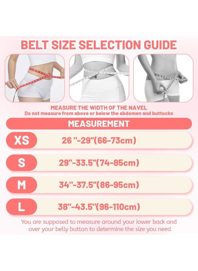GurZinn 7 MM Leather Fitness Weight Lifting Belt for Women with 4 Inches Padded Lumbar Support for Power Lifting Workout & Squats Exercise(Pink/S) - Image 5