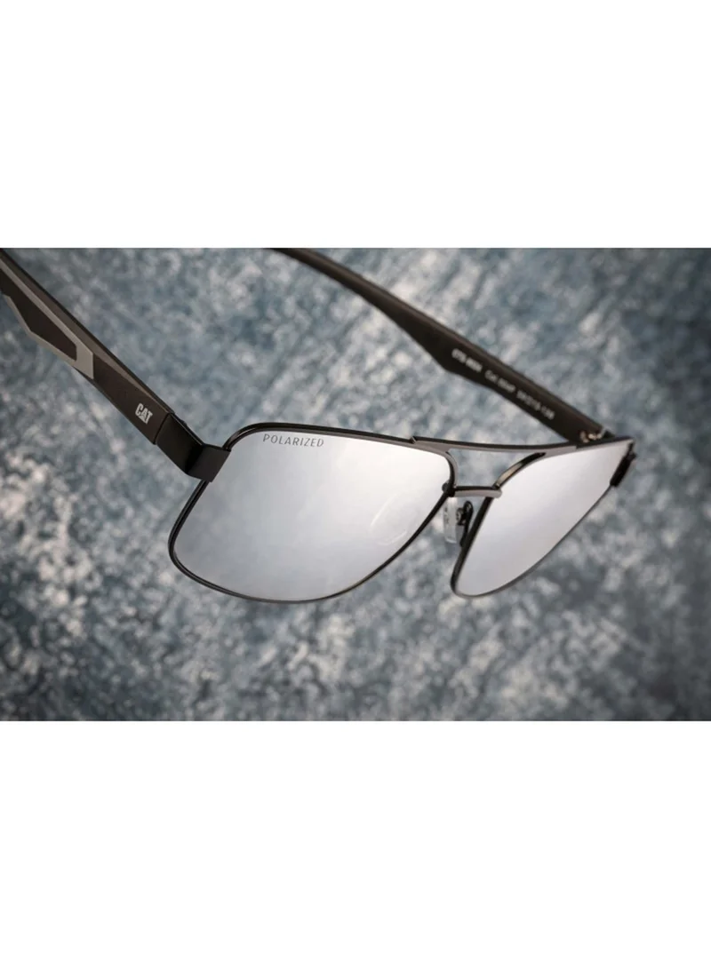 CAT Men CTS-8024 Polarized Navigator Sunglasses Black 59 mm