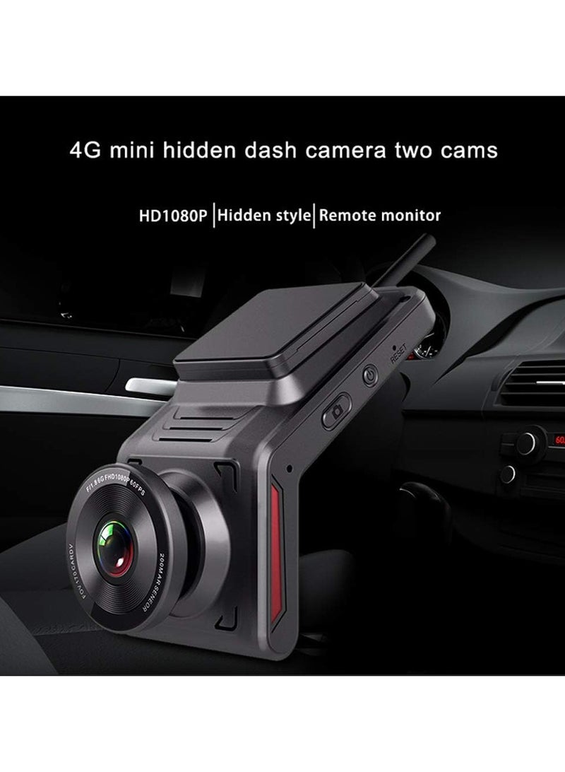 WINCA K18 Hidden 4G WiFi Car Dash Cam DVR with 2.0 LCD Screen GPS Camera Recorder 1080P Dual Lens Front and Rear WDR with GPS Log Track Playback Night Vision 24Hrs Remote Monitor - Image 3