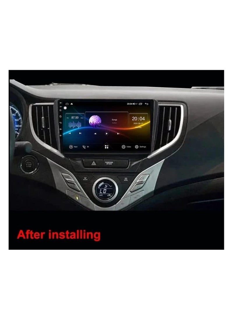 SHEZA STAR - Android Car Stereo for Suzuki Baleno 2016 2017 2018 2019 6GB RAM 128GB ROM 9 Inch Support SIM Card, Apple Carplay, MirrorLink WiFi BT, IPS Touch Screen with AHD Camera Included - Image 1