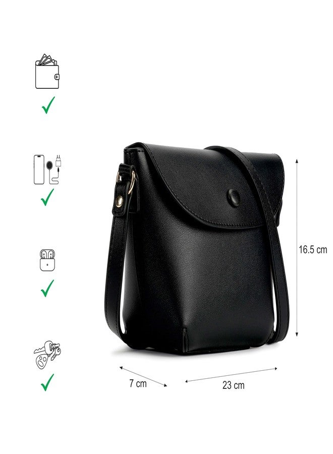 Fastrack Catch Me If You Can Sling Bag for Women | Small Size with Flap and Button Lock, Adjustable Strap | Stylish, Functional Sling Bag for On-the-Go - Image 5