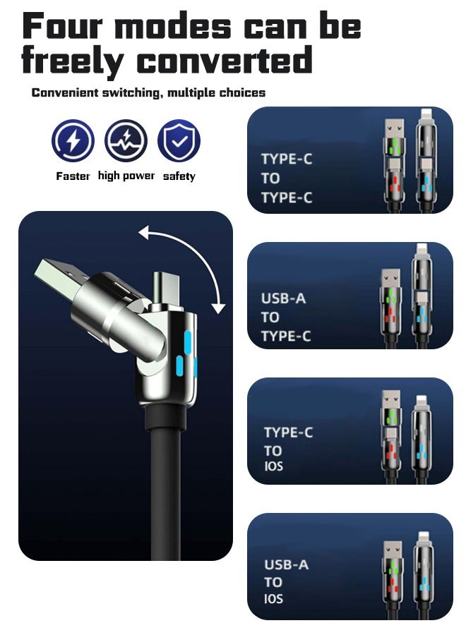 مجموعتين من واجهة محول الشحن السريع على متن الطائرة وشاحن الشحن السريع أربعة في واحد ، وداع المشاكل متعددة الخطوط ، والشحن أسرع ، والشحن على متن الطائرة بشكل أكثر ملاءمة - Image 4