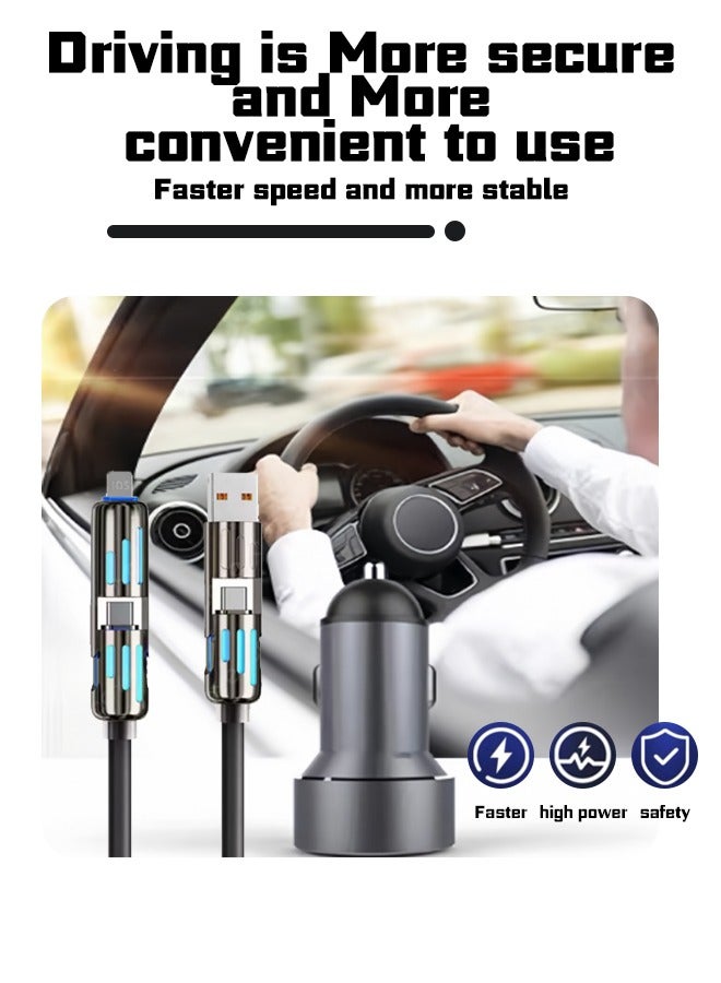 مجموعتين من واجهة محول الشحن السريع على متن الطائرة وشاحن الشحن السريع أربعة في واحد ، وداع المشاكل متعددة الخطوط ، والشحن أسرع ، والشحن على متن الطائرة بشكل أكثر ملاءمة - Image 2