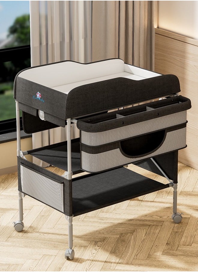 Cute Baby Portable Foldable Diaper Changing Station With Wheels  - Image 1