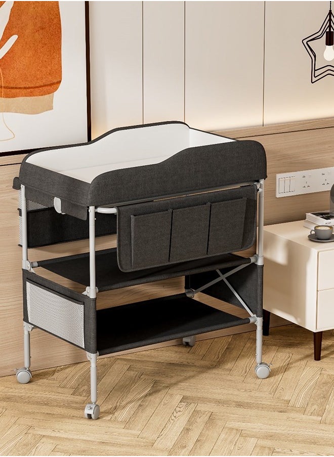 Cute Baby Portable Foldable Diaper Changing Station With Wheels  - Image 5