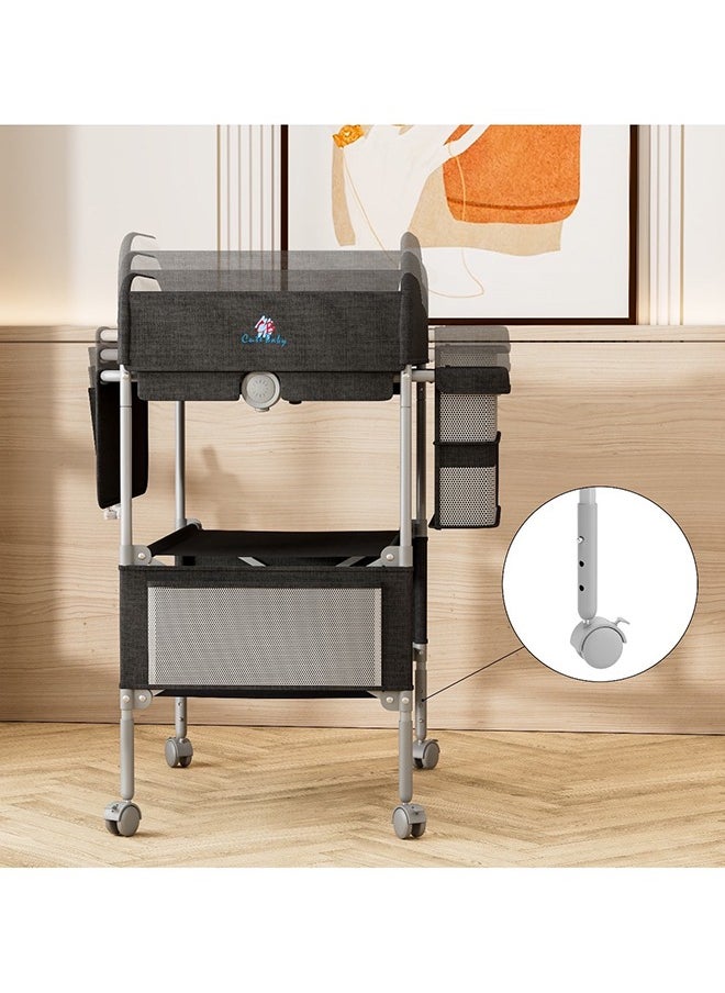 Portable Foldable Diaper Changing Station With Wheels