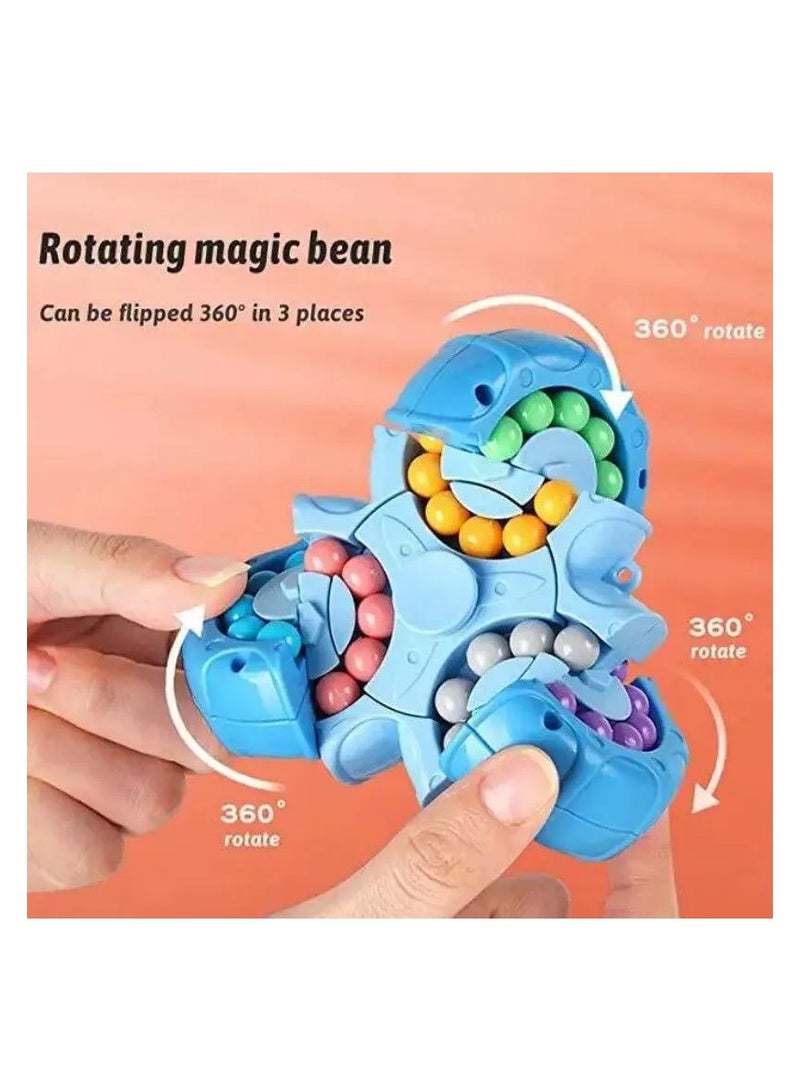 Triangle Puzzle Toy Bean Bean Toys Magic Session Decompression Game & Anti-Stress Fingertip Exercise ADHD can also be a game to help children focus and relax  - Image 5