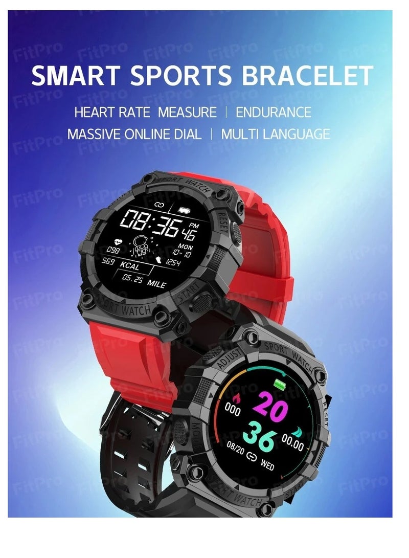 AROAQ Smart Watch, Black Large Display Bluetooth Calling Rugged Smartwatch,  Ip68 Touchscreen Fitness Smart Watch For Ios And Android - Image 2