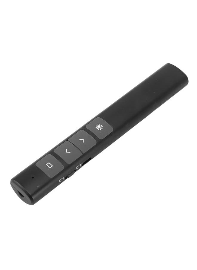 Thoraya - Presentation Clicker Multifunction Accurate High Sensitivity Wireless Charging PPT Page Turning Pen for Business Meeting Teaching Black - Image 1